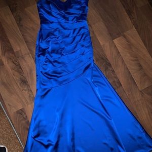 Blue bridesmaid dress size 10 worn once